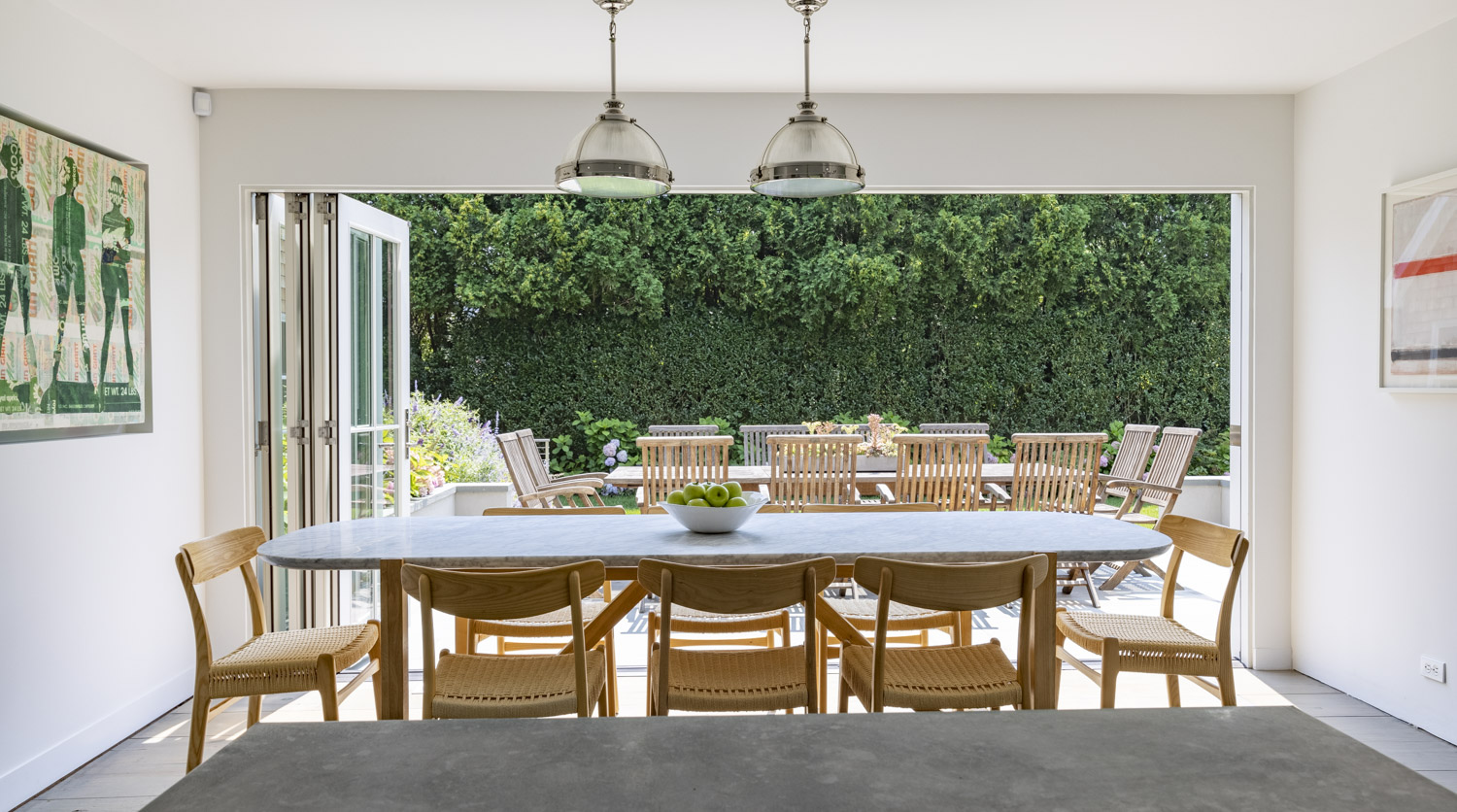 Photo of construction by Ronald Webb Builder.